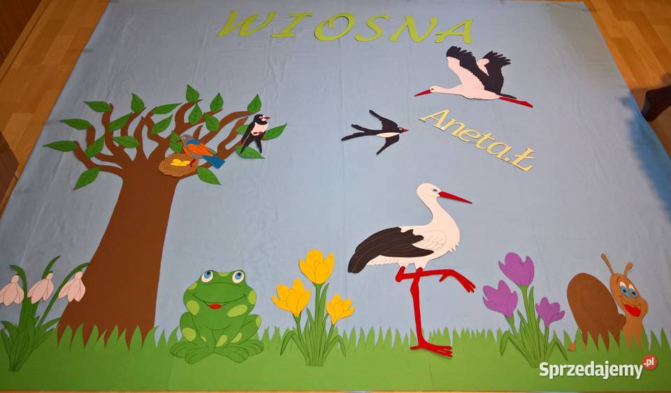 Dekoracje wiosenne z brystolu 504102 444 Garwolin