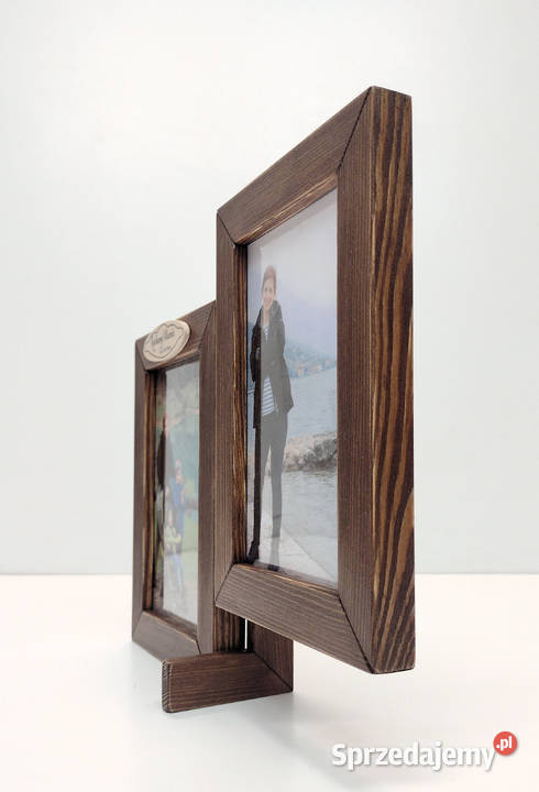 Ramka Na Zdjęcia 10x15 DREWNO Napis DEDYKACJA