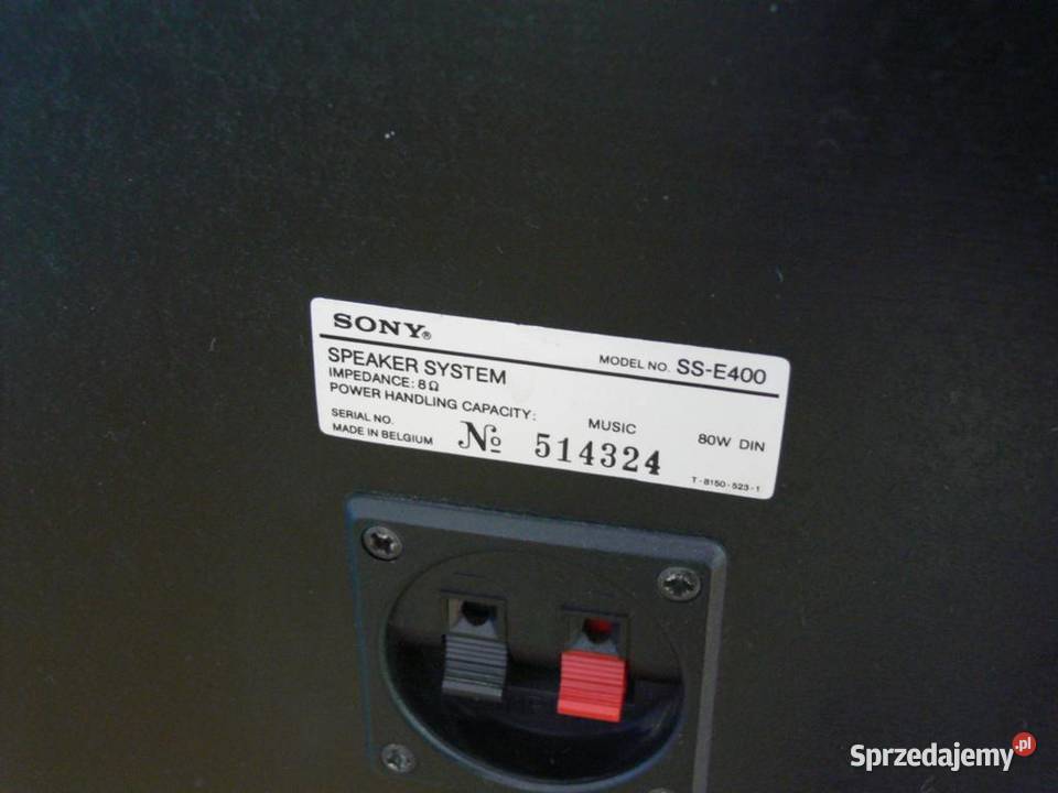Kolumny Sony SS-E400 . 2 x 80 wat. WYSYŁKA. Jasło - Sprzedajemy.pl