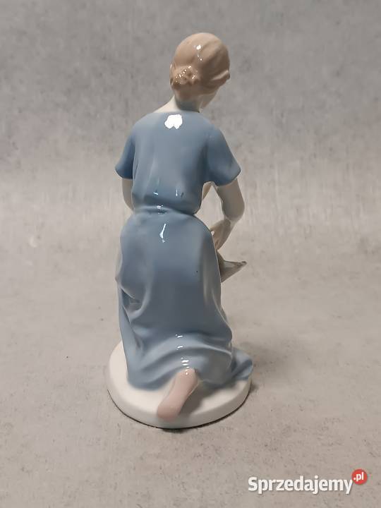GRFENTHAL Carl Scheidig Figurka Matki z Porcelana i szkło Zakopane
