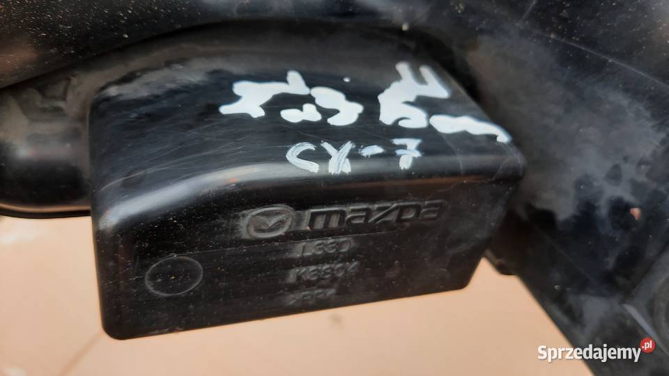 rura dolot wlot powietrza rezystor Mazda CX7
