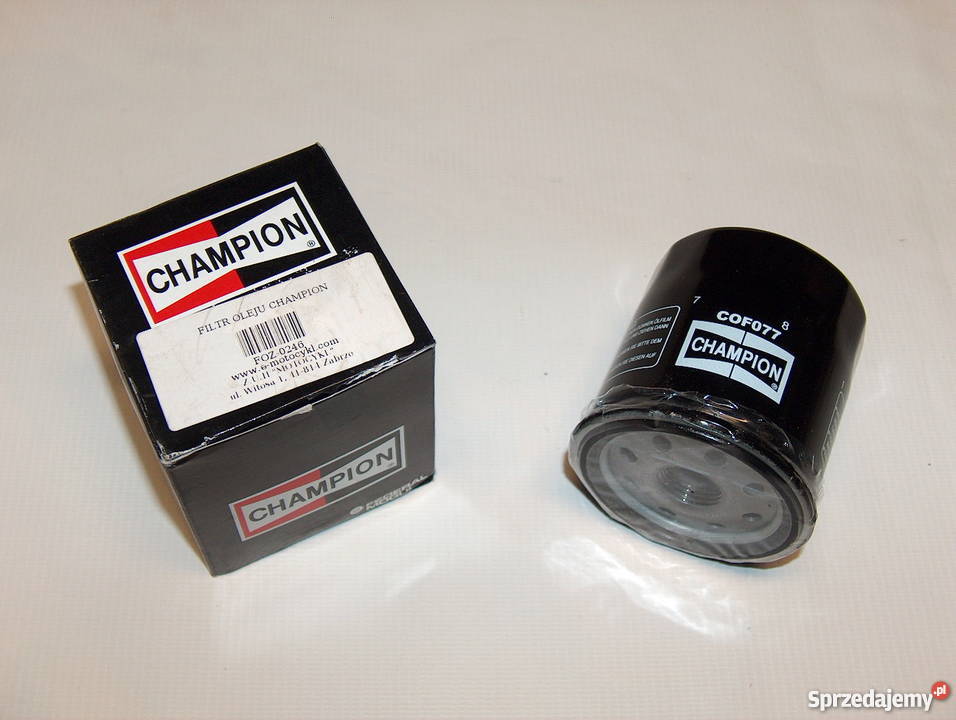 FILTR OLEJU CHAMPION COF077 XB12S 1200 500 Blast Zabrze sprzedam