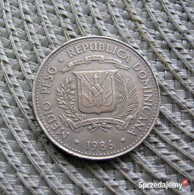 Dominikana 12 Peso 1986r Kalisz