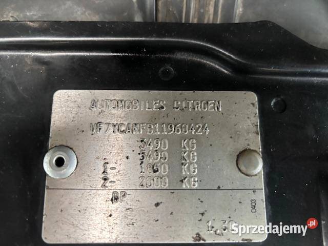 CITROEN JUMPER 2011 21980 ccm 101 uszkodzony Warszawa