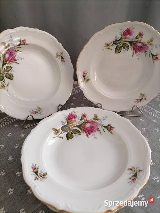 Komplet 6 Głębokich Talerzy Wałbrzych