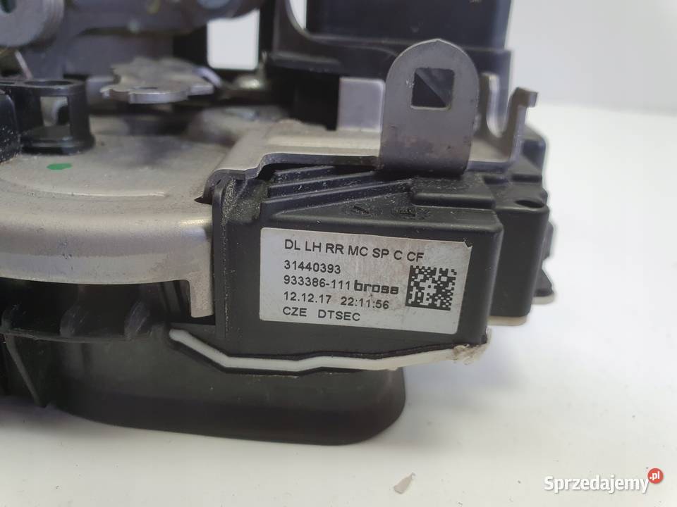 Volvo V40 II ZAMEK DRZWI lewy tył KIEROWCY Janów