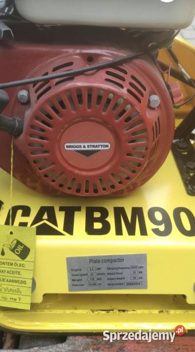 Zagęszczarki ubijak płytowy CAT BM 90 Ciechanów sprzedam