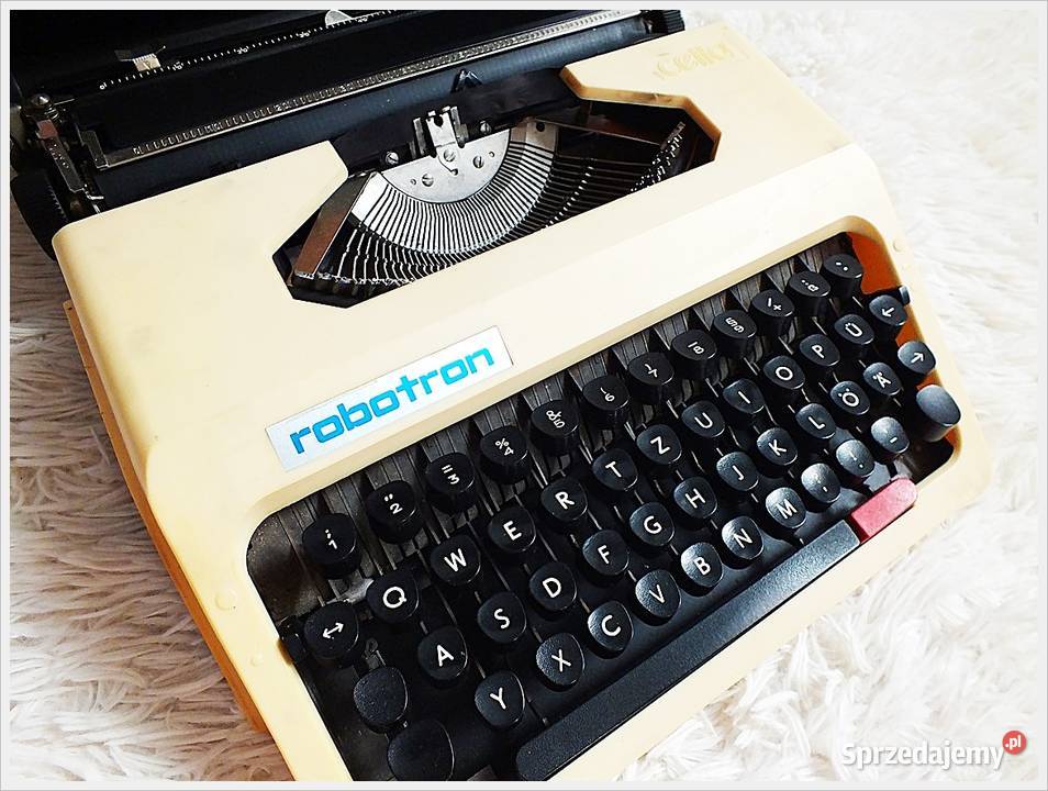 Stara mała maszyna do pisana Cella Robotron