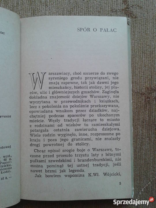 WALKI O WARSZAWĘ 16561657 Stanisław SZENIC Proza i poezja Parczew