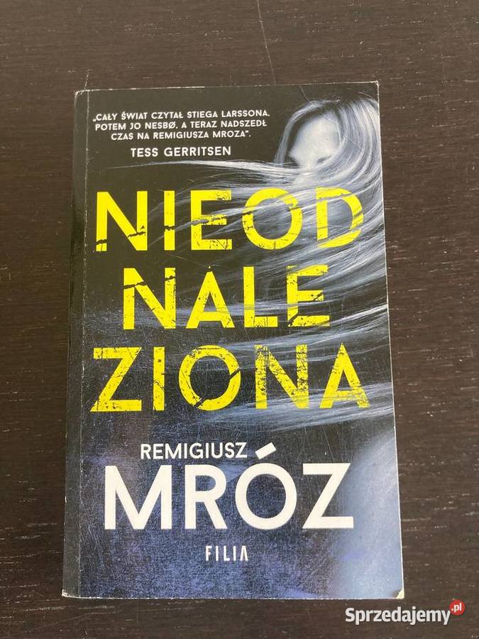 Remigiusz Mróz Nieodnaleziona ISBN 9788380755079 warmińsko-mazurskie Elbląg