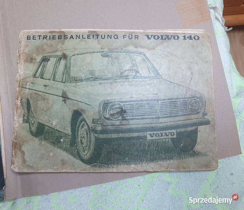 Instrukcja obsługi Volvo 140 Motoryzacja Będzin