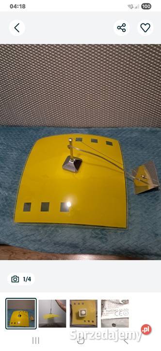 Kaja Żyrandol szkło