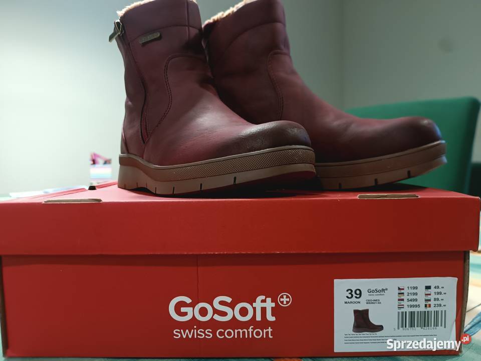 Botki zimowe damskie comfort 39 mazowieckie Ostrołęka