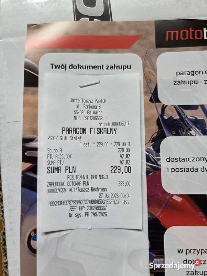 Stelaż pod kufer centralny do Honda CBF500 0412 Radom