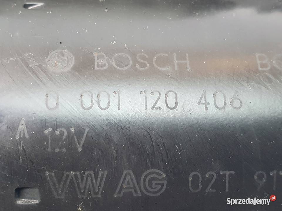 ROZRUSZNIK VW Golf V 16 FSI BLF Bosch 0001120406 Układ elektryczny silnika lubelskie sprzedam