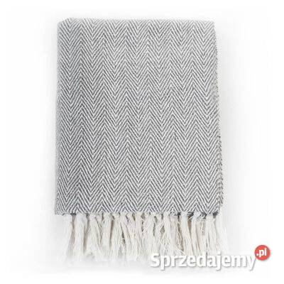 vidaXL Bawełniana narzuta w jodełkę 160 x 210 Warszawa