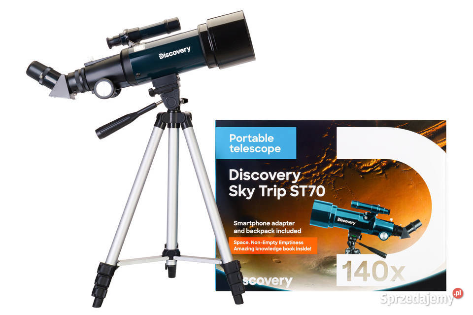 Teleskop Discovery Sky Trip ST70 z książką mazowieckie Warszawa