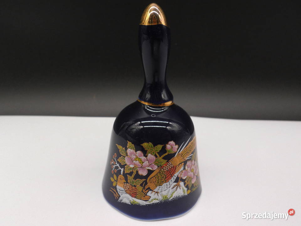 Kolekcjonerski Dzwonek Porcelanowy KOBALT Japan wielkopolskie Raszków