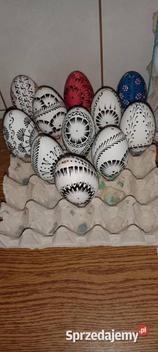 Pisanki kurze kacze i gęsie warmińsko-mazurskie
