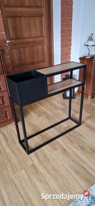 Półka z donicą konsola do przedpokoju Limanowa