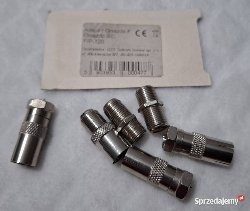 Adapter Gniazdo F Gniazdo IEC FIP120 zestaw Czeladź