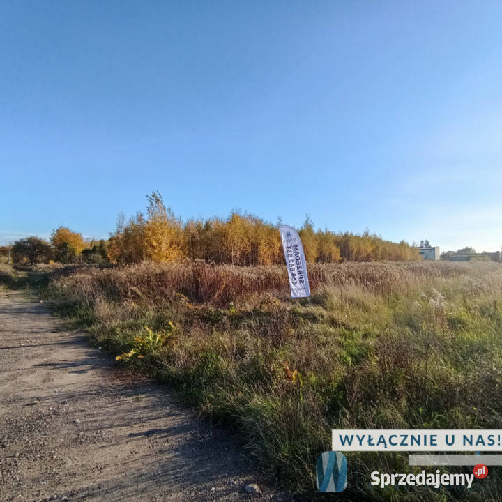 sprzedaży gruntu 1500m2 Warszawa utwardzona