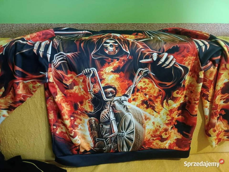Bluza z nadrukiem czaszki Rozmiar XL Dębica sprzedam