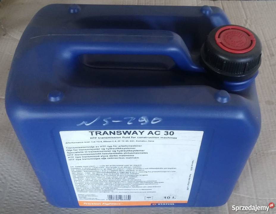 Olej przekładniowy TRANSWAY AC30 Pozostałe Brzozówka sprzedam