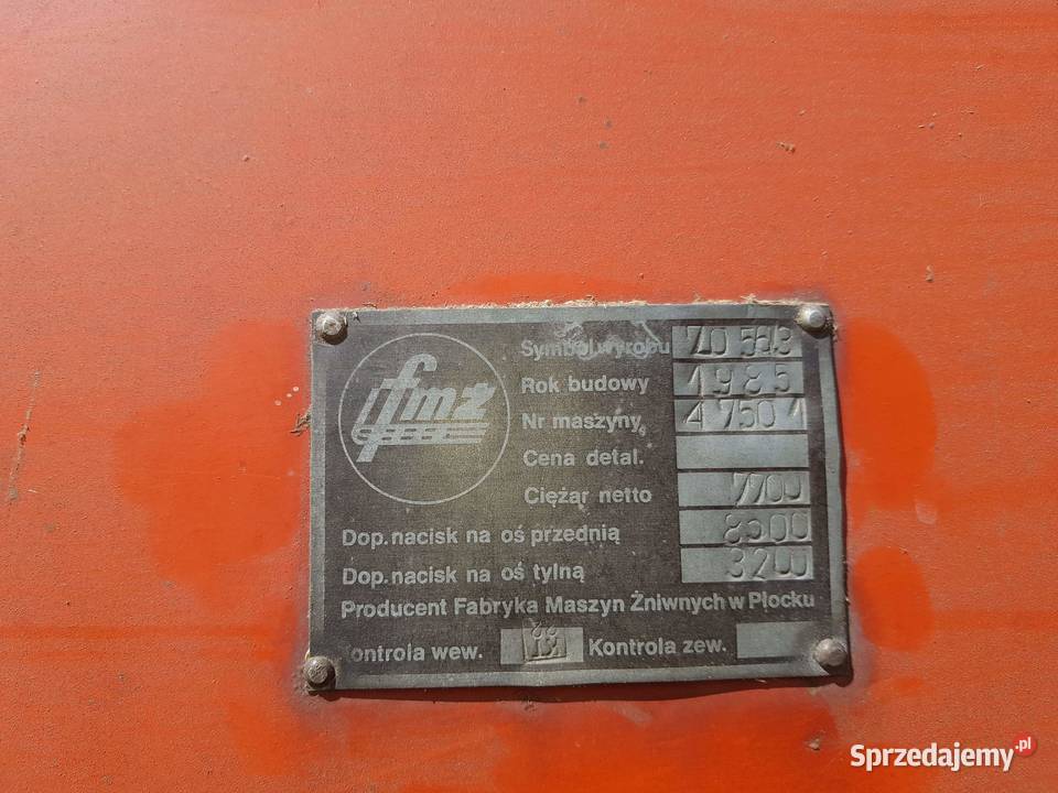 Kombajn zbożowy Bizon Super Janków Przygodzki