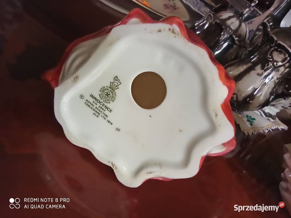 Figurka Royal Doulton INNOCENCE LTD 1978 England Antyki, Sztuka, Kolekcje pomorskie Gdańsk