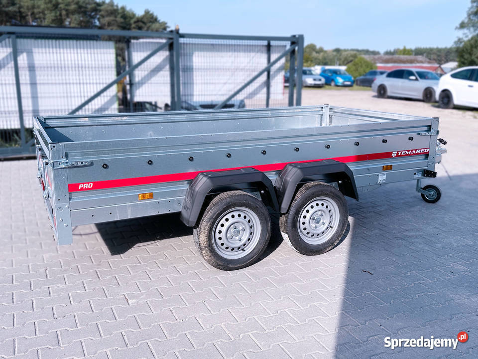 TEMARED PRO 30152 przyczepa skrzyniowa dwuosiowa