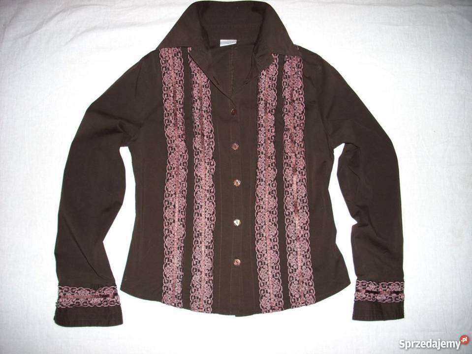 Koszula z Koronką 36 38 Bluzki i koszule małopolskie Nowy Sącz