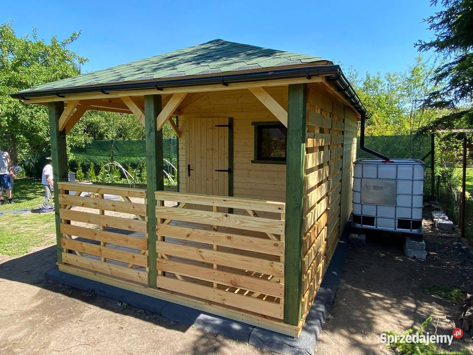 Altana ogrodowa z domkiem narzędziowym 3m x 5m Mstów sprzedam