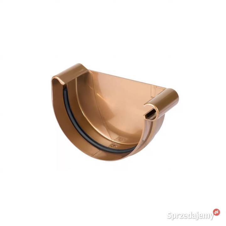 Bryza PVC Denko prawe 125 mm miedziany podlaskie