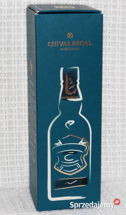Opakowanie etui pudełko na butelkę whisky CHIVAS Gliwice