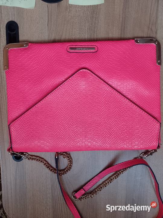 RIVER ISLAND Duża różowa Torebka listonoszka z