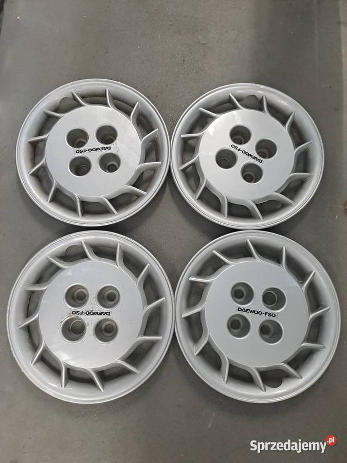 Oryginalne kołpaki Daewoo FSO 13 komplet 4 sprzedam