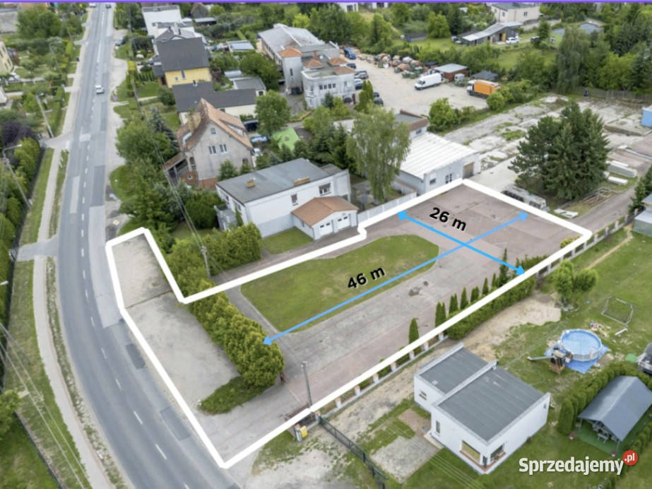 Gniezno Teren usługowy ok 1 200 m z parkingiem