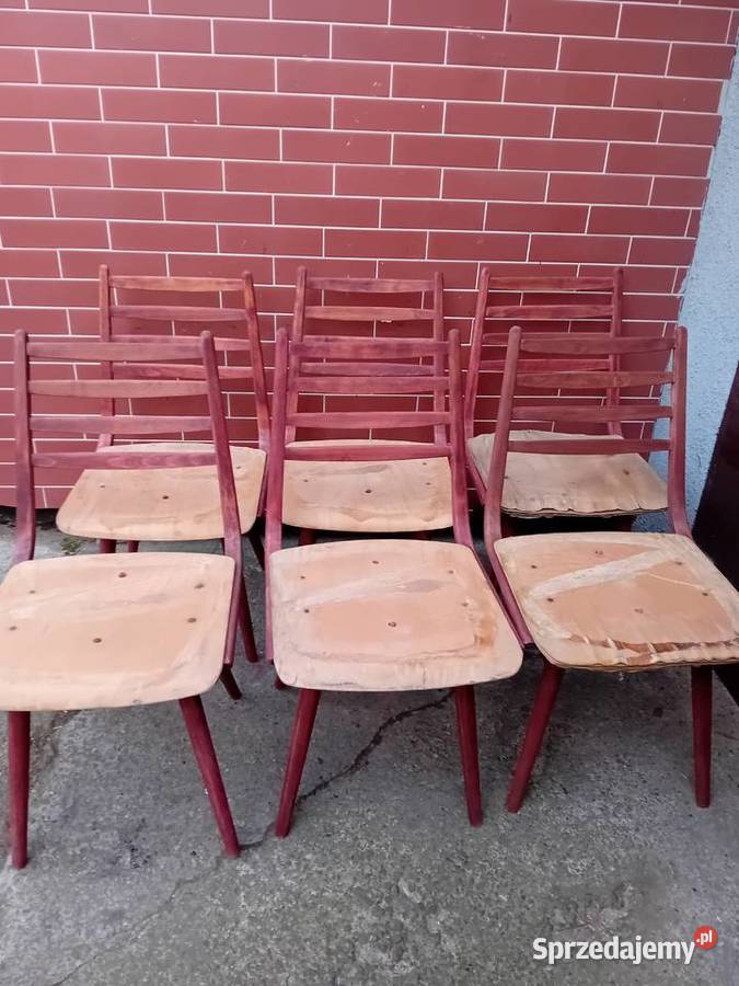 krzesła 6 Czechosłowacja