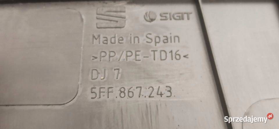 CUPRA FORMENTOR OSŁONA SŁUPKA LEWA 5FF867243 sprzedam