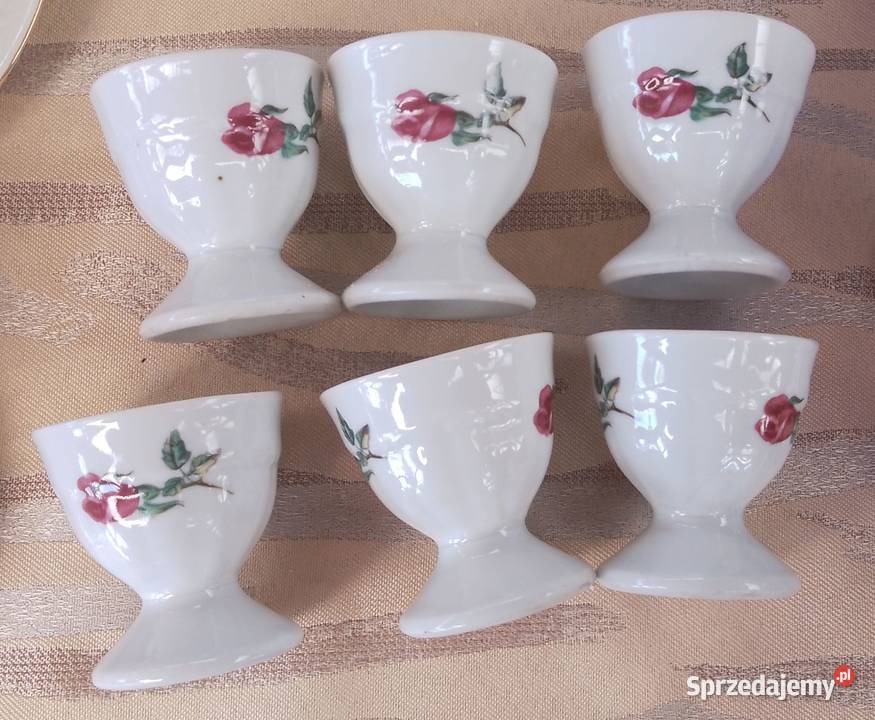 Kieliszki do jajek z różą Częstochowa