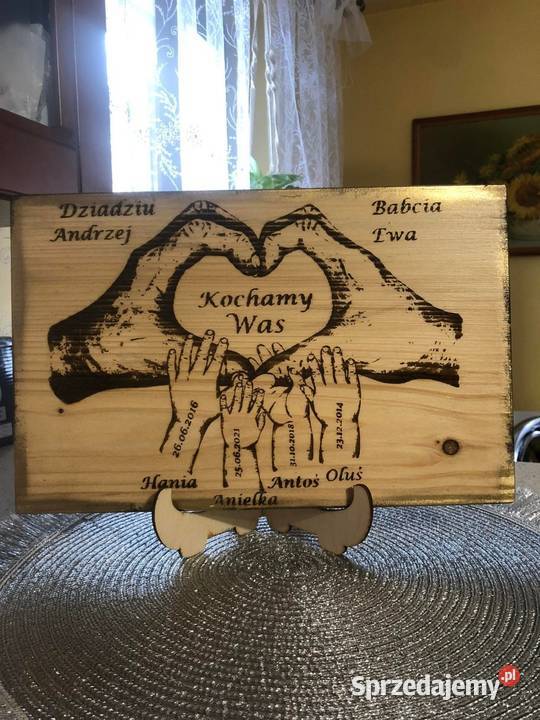 Personalizowane deseczki Dziadków Strzyżów