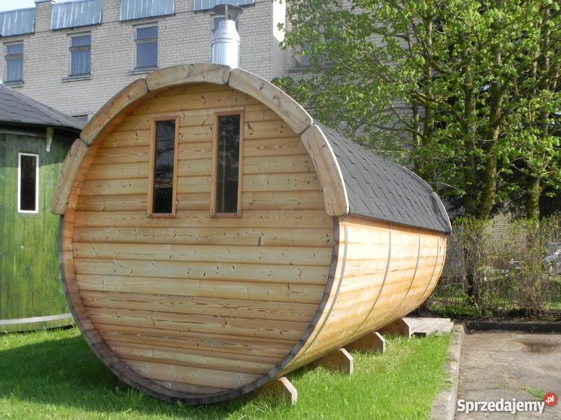 Sauna ogrodowa sauna beczka 4m z piecem Płock sprzedam