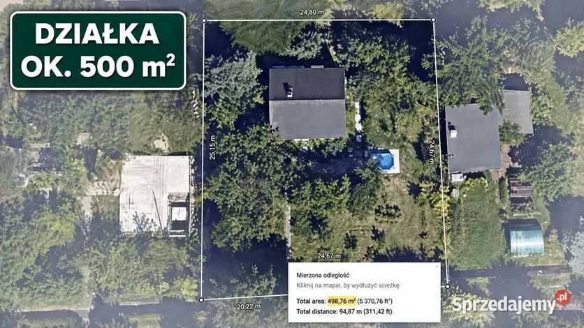 Działka ROD Łódź Zdrowie 410 m altana piwnica Sprzedaż