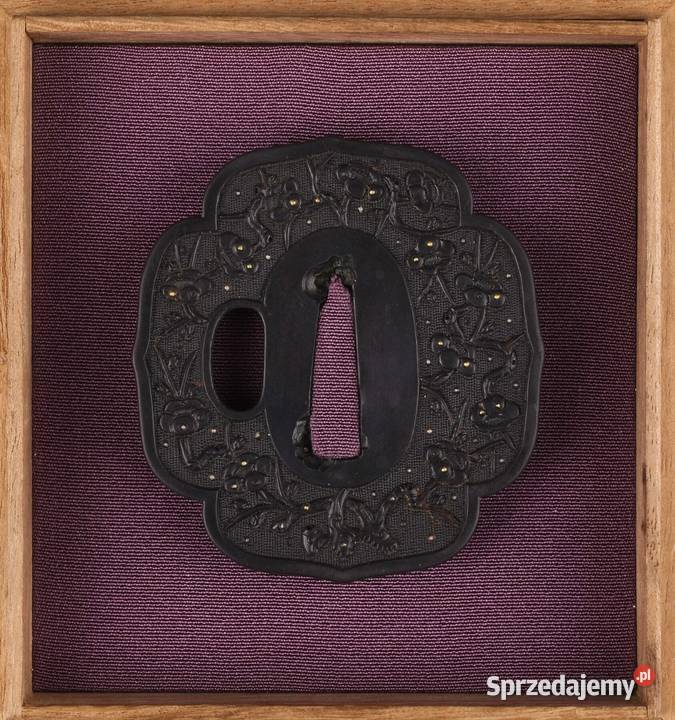 Zabytkowa Tsuba Nihonto CERTYFIKAT NBTHK dodatki opolskie