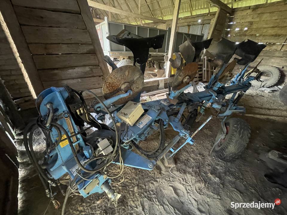 Pług lemken 4 skiby hydraulicznie rozkładane Wysokie Mazowieckie
