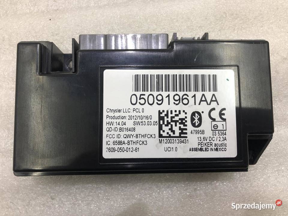 MODUŁ BLUETOOTH JEEP COMPASS I LIFT 05091961AA Komputery