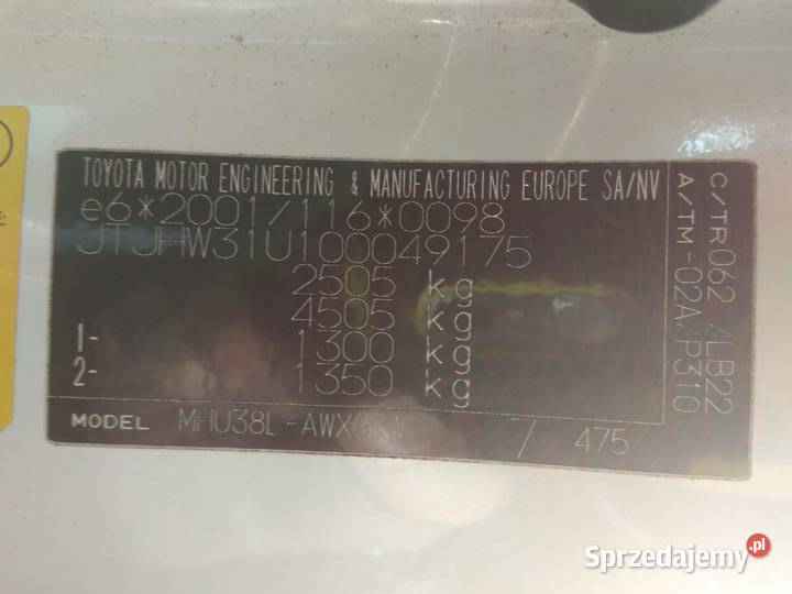 Lexus RX 400h sprzęgło koło zamachowe 174 RX400h Toruń sprzedam