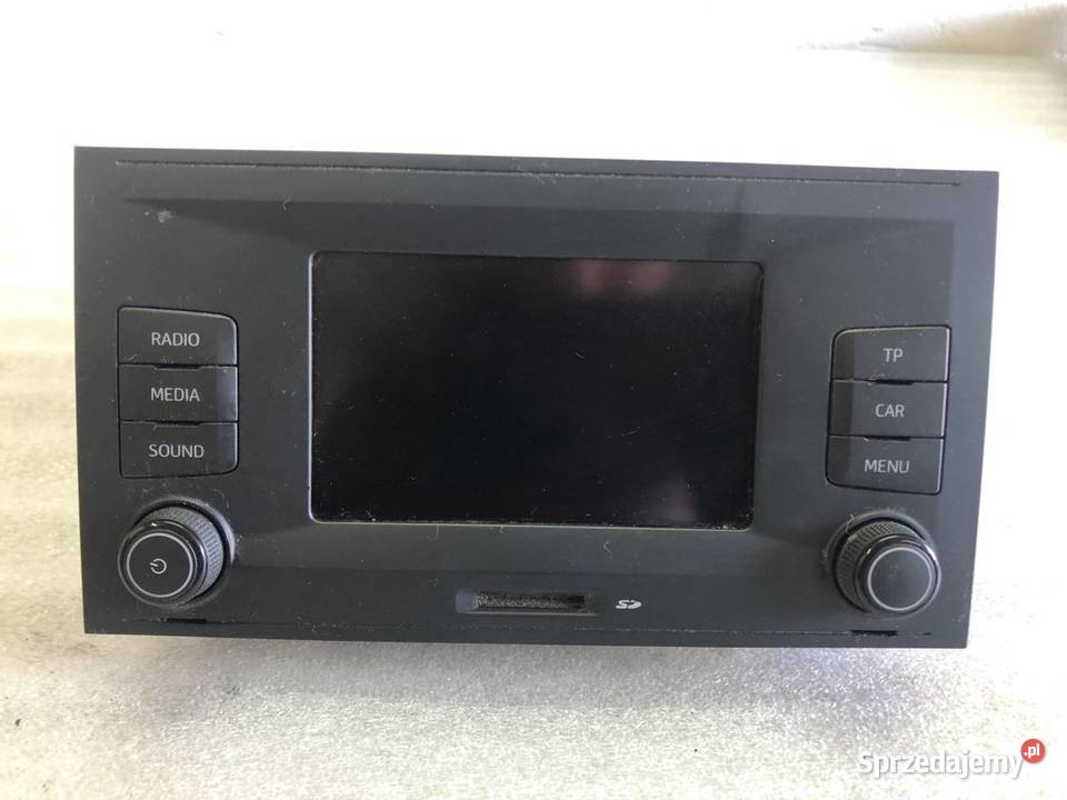 RADIO WYŚWIETLACZ 5F0035885B SEAT IBIZA IV osobowe