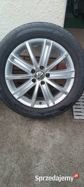 ALUFELGI Z OPONAMI KOŁA KOMPLETNE VW 18 5112 pomorskie